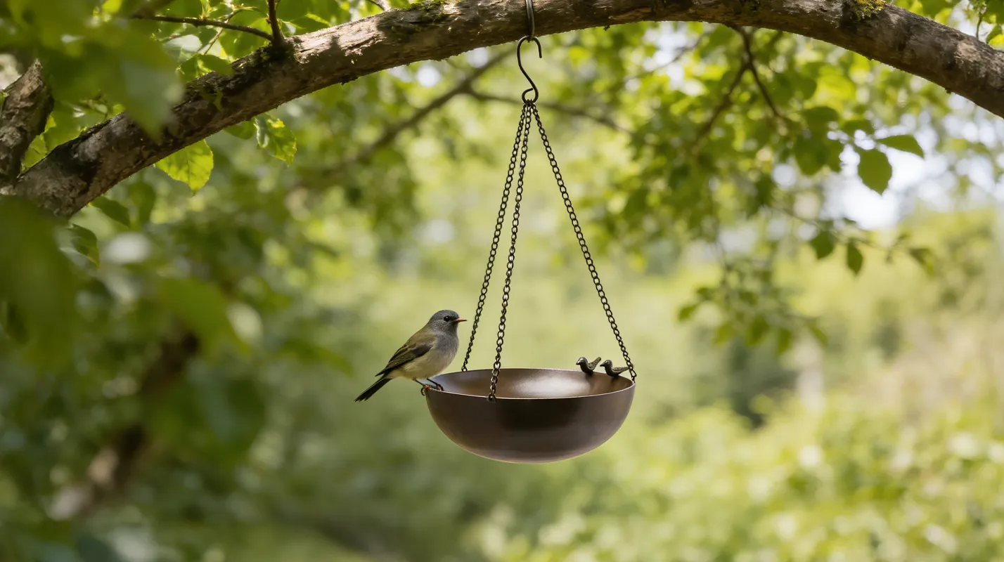 Beautiful decorative cremation urn / bird bath